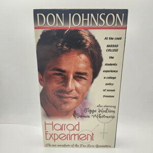 Harrad Experiment VHS 1973 Platinum Disc 1999 Don Johnson
